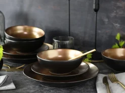 Creatable Geschirrset|Glamour Gold - Kombiservice 16-tlg - gold