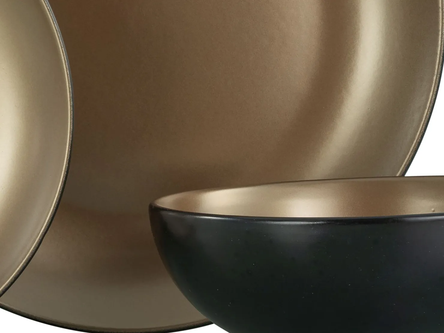 Creatable Geschirrset|Teller|Glamour - Tellerset 12-tlg - gold