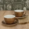 Creatable Geschirrset|Golden Days - Cappuccinoset 4-tlg - Weiss
