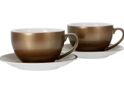 Creatable Geschirrset|Golden Days - Cappuccinoset 4-tlg - Weiss