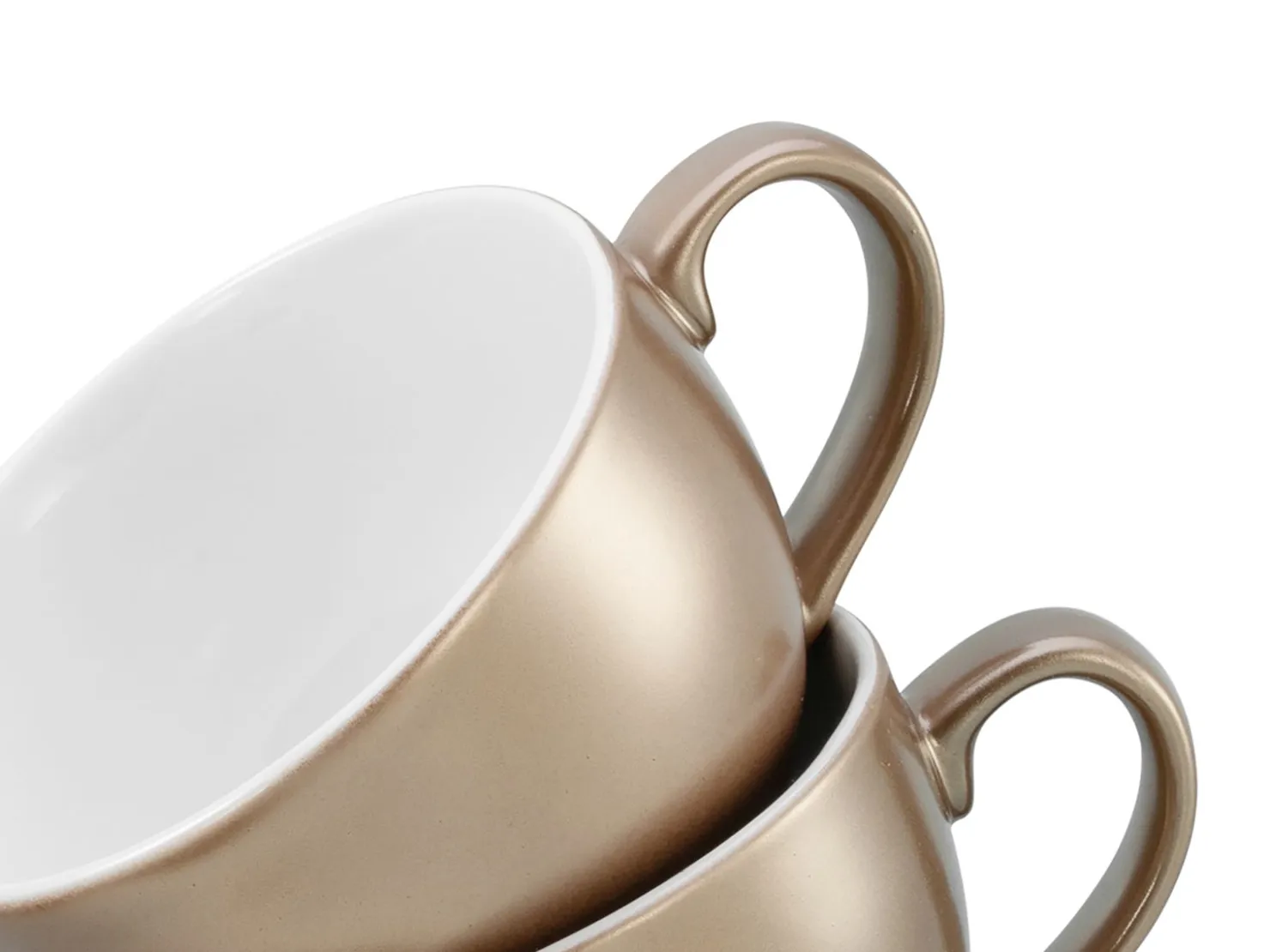 Creatable Geschirrset|Golden Days - Cappuccinoset 12-tlg - Weiss
