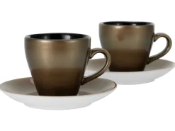 Creatable Geschirrset|Golden Days - Espressoset 4-tlg - Weiss