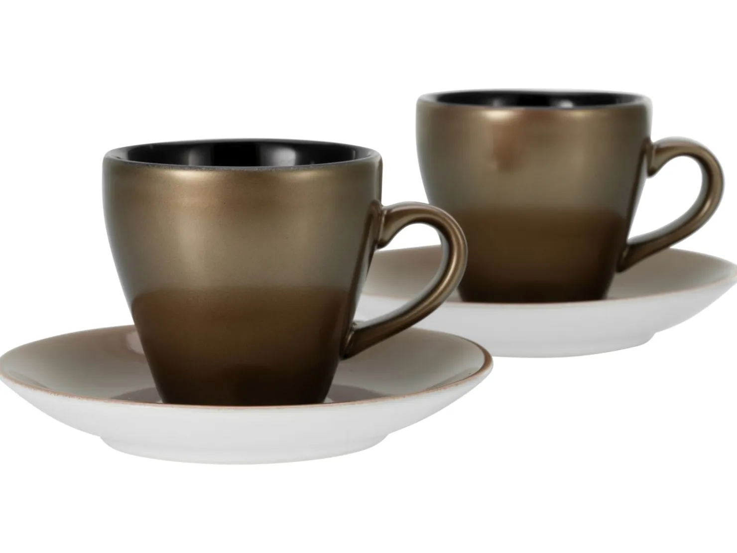 Creatable Geschirrset|Golden Days - Espressoset 4-tlg - Weiss