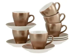 Creatable Geschirrset|Golden Days - Espressoset 12-tlg - Weiss