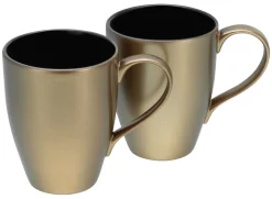 Creatable Becher & Tassen|Geschirrset|Golden Days - Kaffeebecher 2-tlg - Weiss