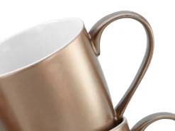 Creatable Becher & Tassen|Geschirrset|Golden Days - Kaffeebecher 6-tlg - Weiss
