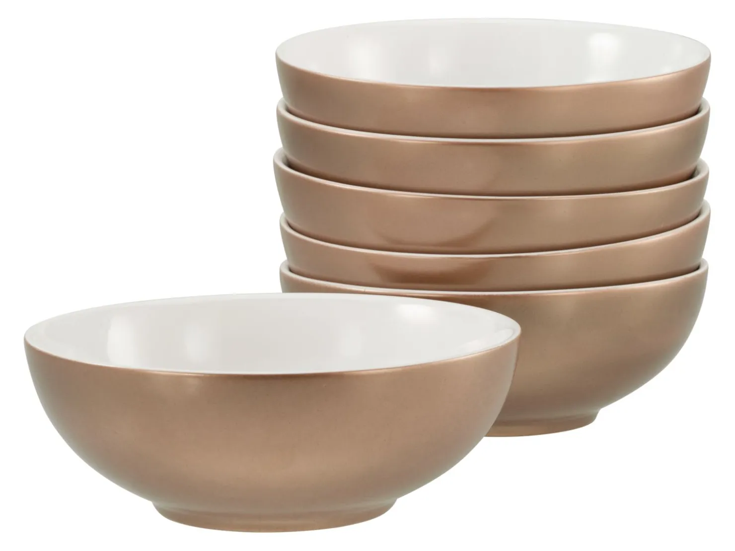 Creatable Bowls & Schüsseln|Geschirrset|Golden Days - Müslischalen 6-tlg - Weiss