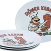 Creatable Geschirrset|Teller|Gourmet - Kebabteller 4-tlg - Weiss