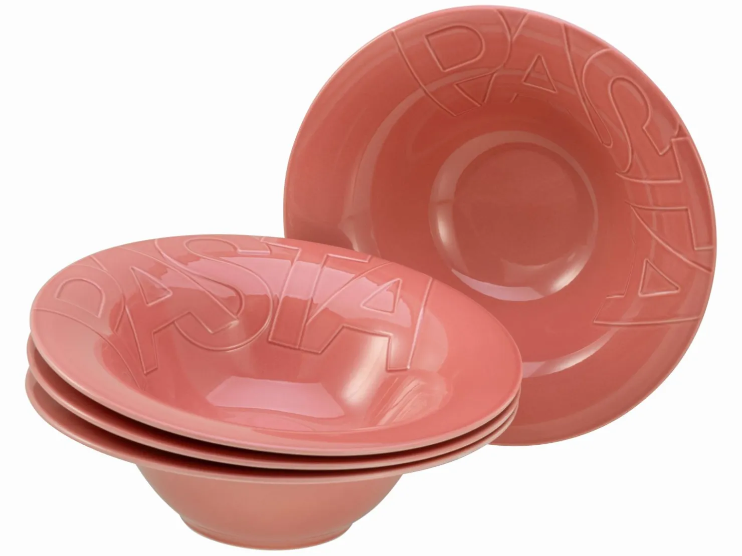 Creatable Pizza & Pasta|Geschirrset|Gourmet - Pastateller 4-tlg - Weiss