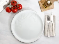 Creatable Pizza & Pasta|Geschirrset|Gourmet - Pizzateller 4-tlg - Weiss