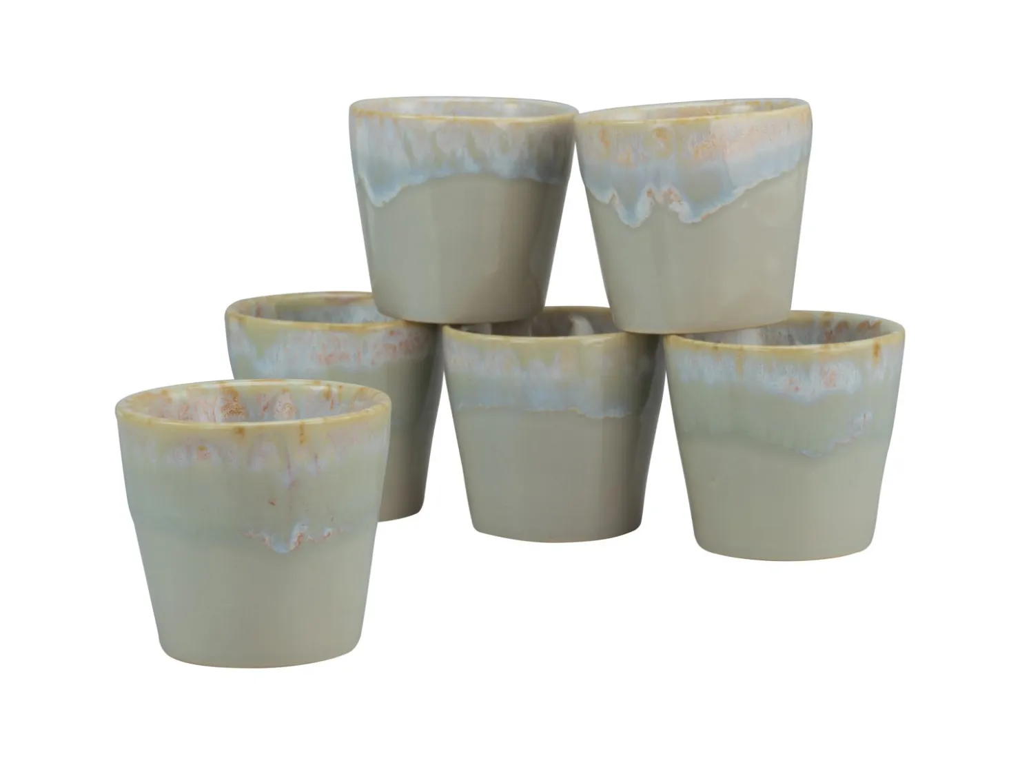 Creatable Becher & Tassen|Geschirrset|Grespresso - Espressotassen 6-tlg - Aqua