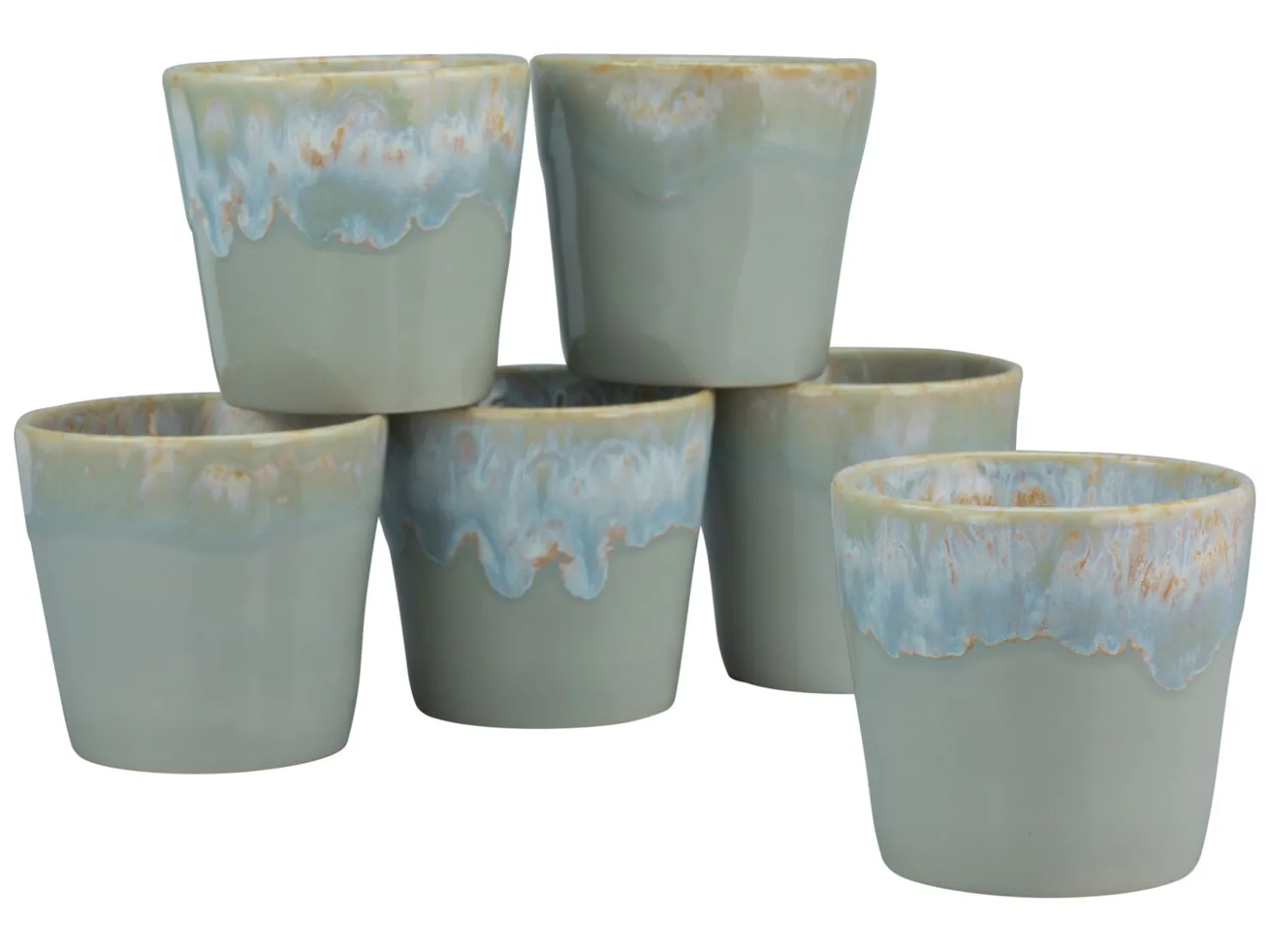 Creatable Becher & Tassen|Geschirrset|Grespresso - Lungobecher 6-tlg - Weiss