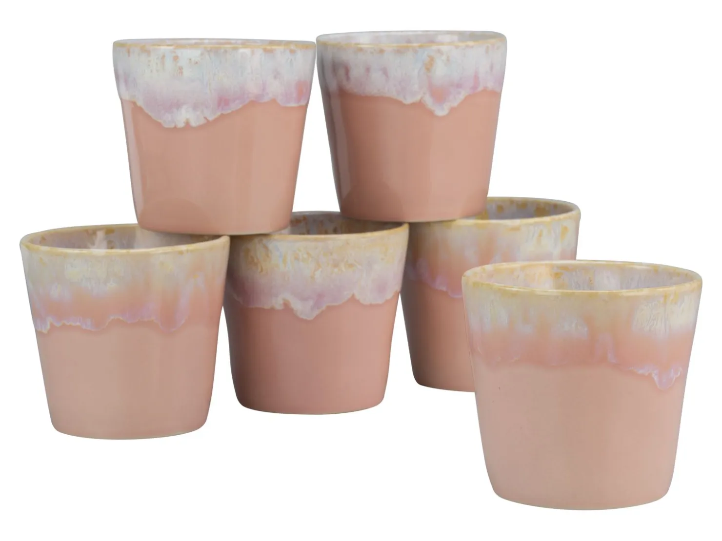 Creatable Becher & Tassen|Geschirrset|Grespresso - Lungobecher 6-tlg - Weiss