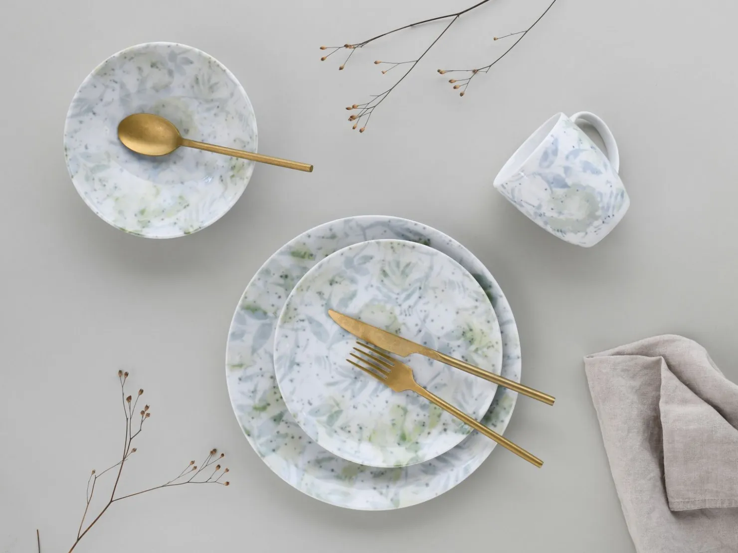 Creatable Geschirrset|Home - Kombiservice 16-tlg - Shabby Chic