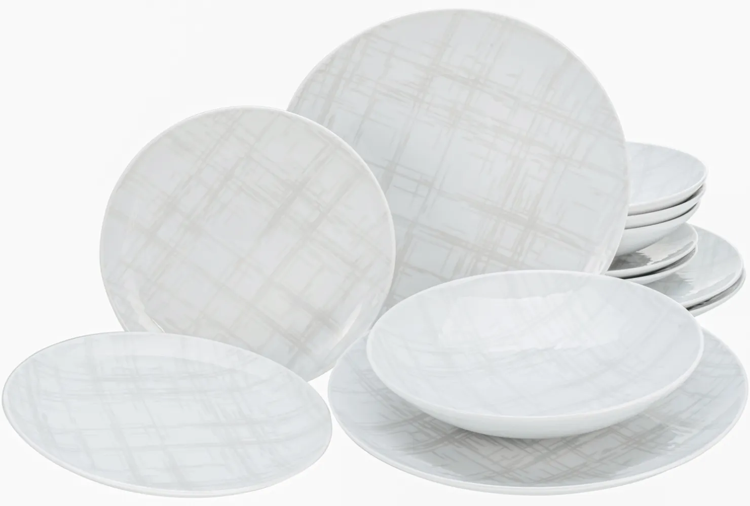 Creatable Geschirrset|Home - Tellerset 12-tlg - Shabby Chic
