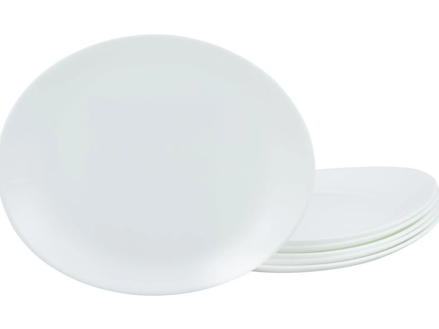 Creatable Teller|Italien Party - Schnitzelteller 6-tlg - Weiss