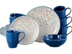 Creatable Geschirrset|Joy - Kombiservice 16-tlg - Blau