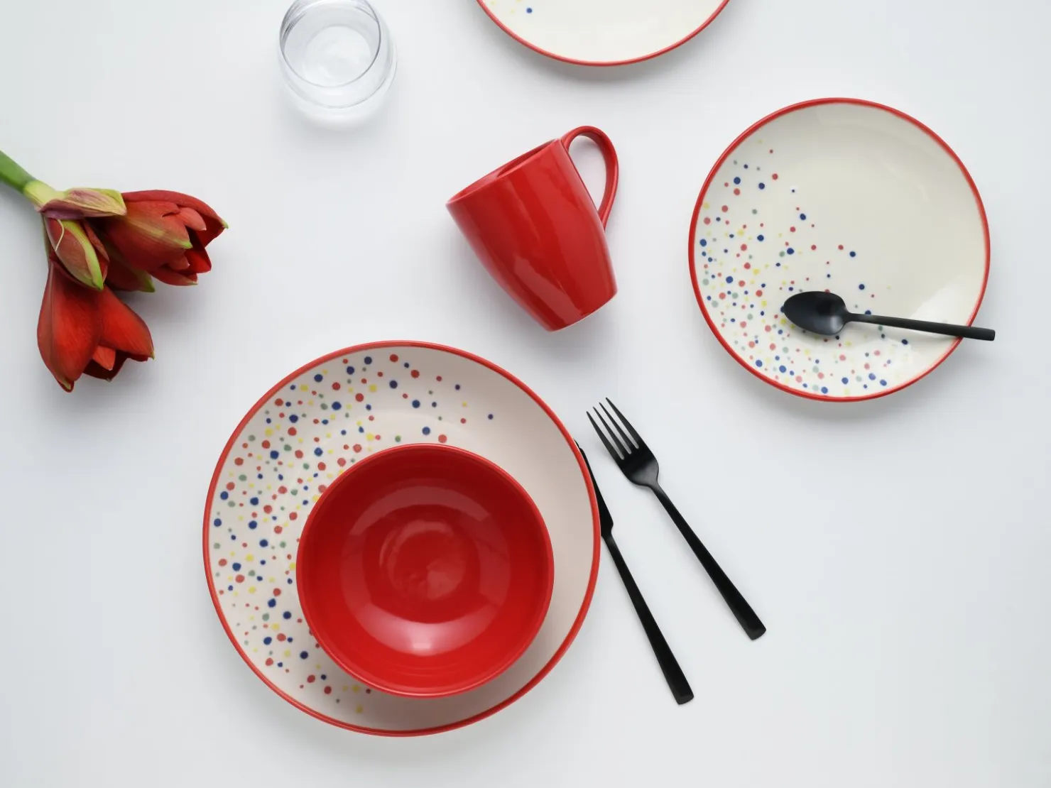 Creatable Geschirrset|Joy - Kombiservice 16-tlg - Blau