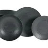 Creatable Teller|Lava Stone - Tellerset 18-tlg - Schwarz
