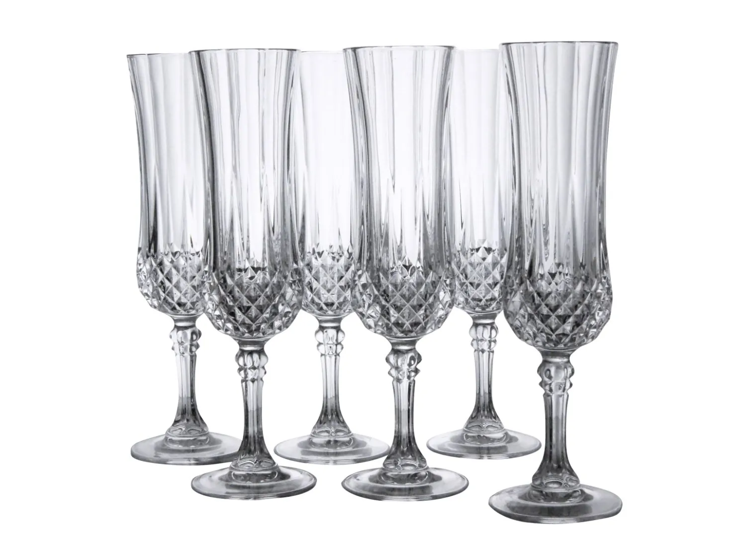 Creatable Sonstiges|Longchamp Eclat - Sektkelch 6-tlg - transparent