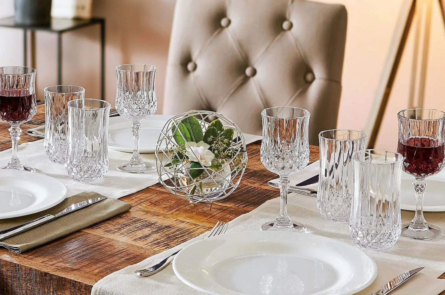 Creatable Sonstiges|Longchamp Eclat - Weissweinkelch 6-tlg - transparent