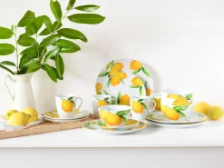Creatable Geschirrset|Luna Black Line - Kombiservice 16-tlg, Luna - Kombiservice 16-tlg, Happy Birthday - Kombiservice 16-tlg - Happy Birthday