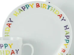 Creatable Geschirrset|Luna Black Line - Kombiservice 16-tlg, Luna - Kombiservice 16-tlg, Happy Birthday - Kombiservice 16-tlg - Happy Birthday