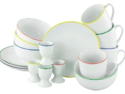 Creatable Geschirrset|Luna Color Line - Frühstücks-Set 16-tlg - Color Line