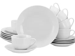 Creatable Geschirrset|Luna Color Line - Kaffeeservice 18-tlg, Luna - Kaffeeservice 18-tlg, Luna Black Line - Kaffeeservice 18-tlg - Color Line