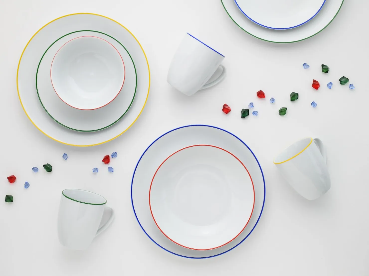 Creatable Geschirrset|Luna Color Line - Kombiservice 20-tlg - Color Line