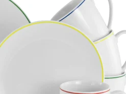 Creatable Geschirrset|Luna Color Line - Kombiservice 16-tlg, Luna - Kombiservice 16-tlg - Weiss