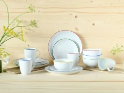 Creatable Geschirrset|Luna Color Line - Kombiservice 16-tlg, Luna - Kombiservice 16-tlg - Weiss