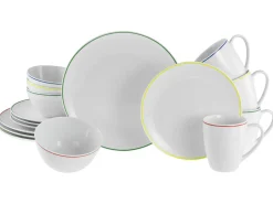 Creatable Geschirrset|Luna Color Line - Kombiservice 16-tlg, Luna - Kombiservice 16-tlg - Weiss