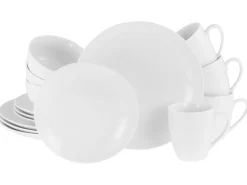 Creatable Geschirrset|Luna Color Line - Kombiservice 16-tlg, Luna - Kombiservice 16-tlg - Weiss
