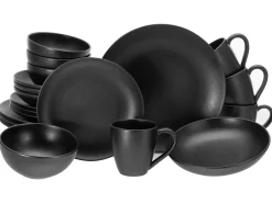 Creatable Geschirrset|Magic Black - Kombiset 20-tlg - Schwarz