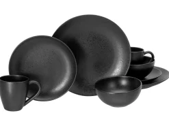 Creatable Geschirrset|Magic Black - Kombiset 8-tlg - Schwarz