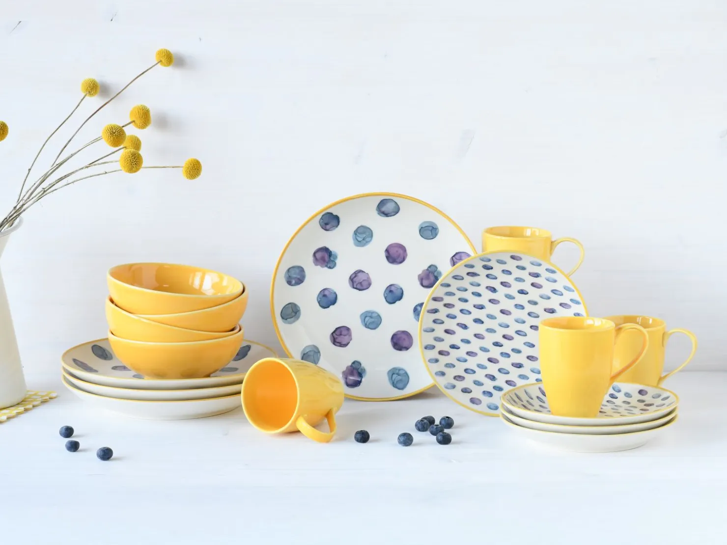 Creatable Geschirrset|Maisie - Kombiservice 16-tlg - Blau
