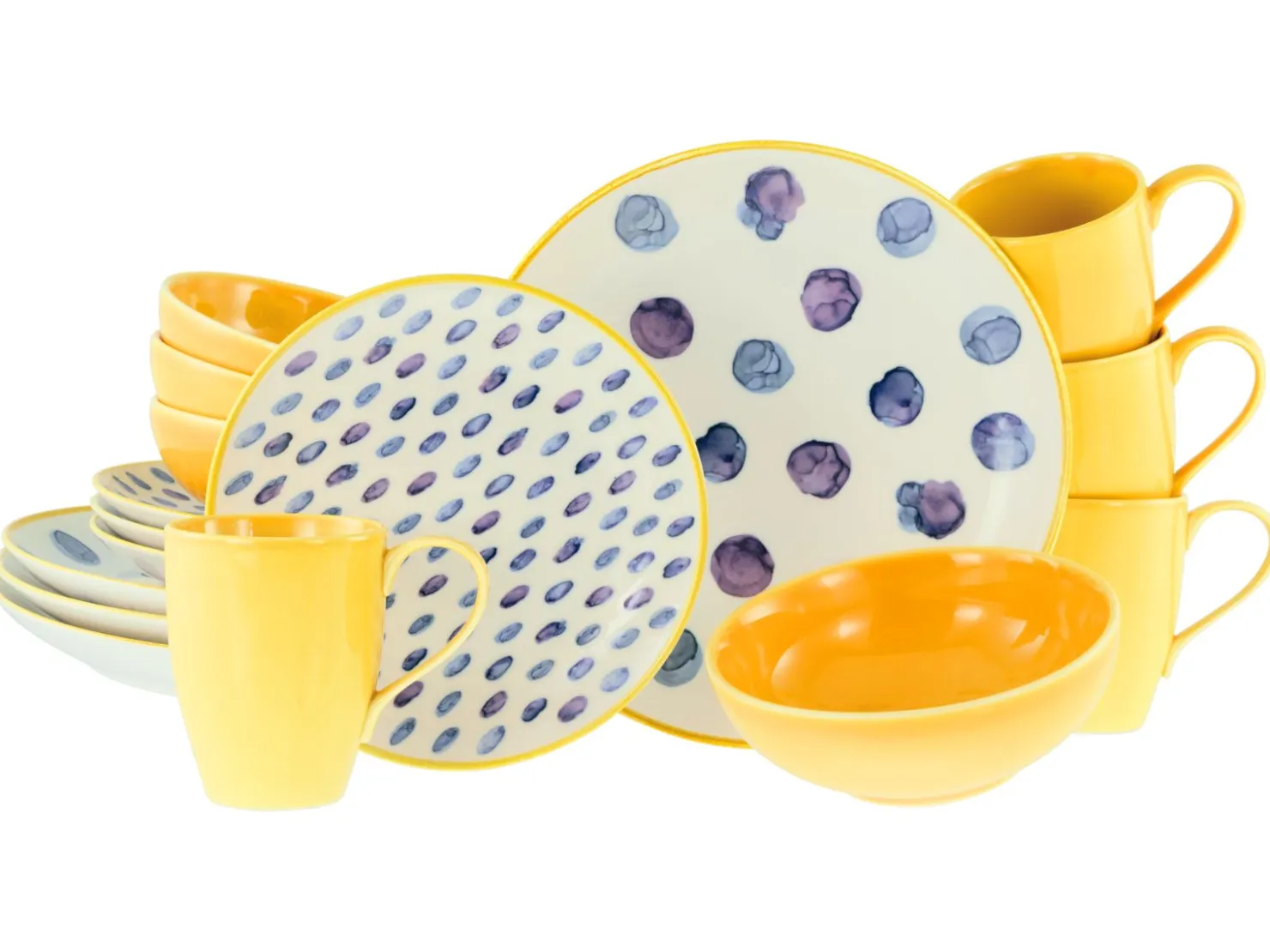 Creatable Geschirrset|Maisie - Kombiservice 16-tlg - Blau