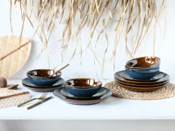 Creatable Geschirrset|Teller|Mallorca - Tellerset 12-tlg - Blau