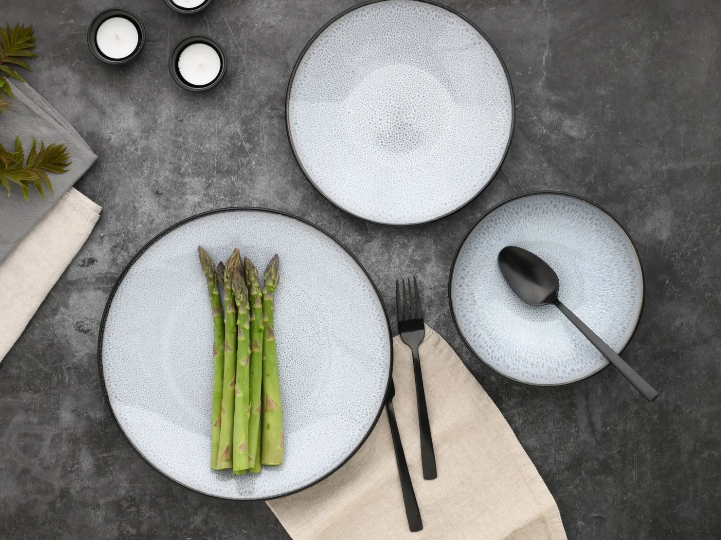 Creatable Geschirrset|Teller|Malmö - Tellerset 18-tlg - Frost