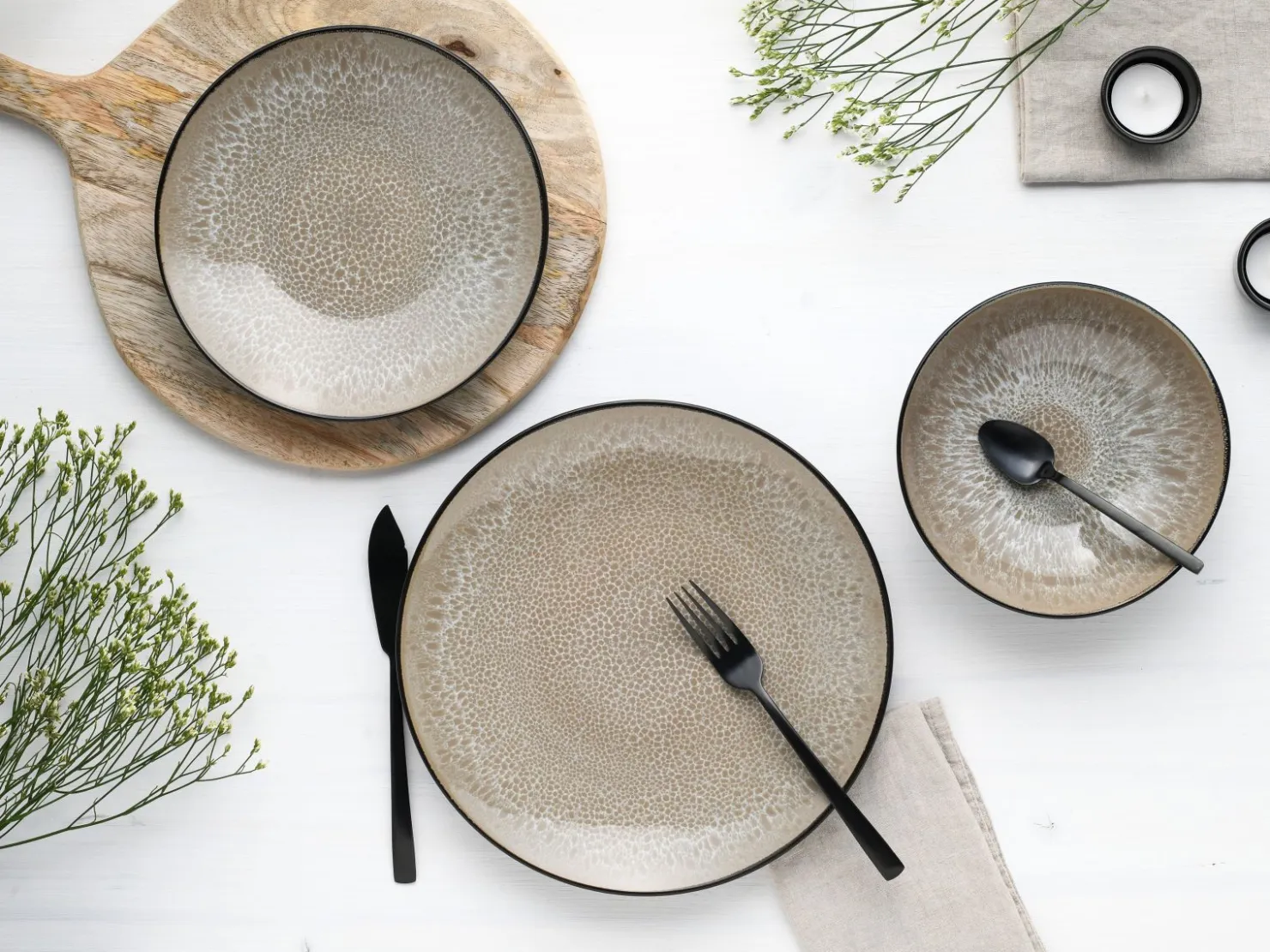 Creatable Geschirrset|Teller|Malmö - Tellerset 12-tlg - Frost