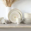 Creatable Geschirrset|Mandala - Kombiservice 16-tlg - Gold-Schwarz