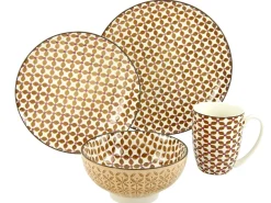Creatable Geschirrset|Mandala - Single Set 4-tlg - bunt