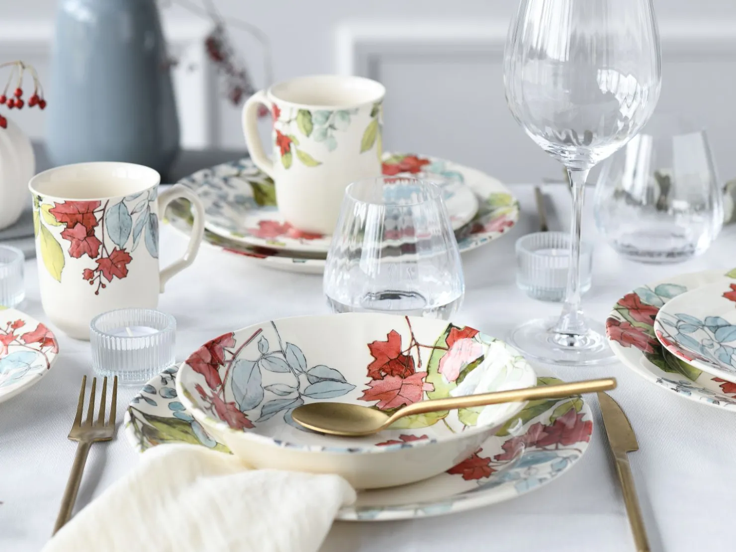 Creatable Geschirrset|Maple - Kombiservice 16-tlg - creme
