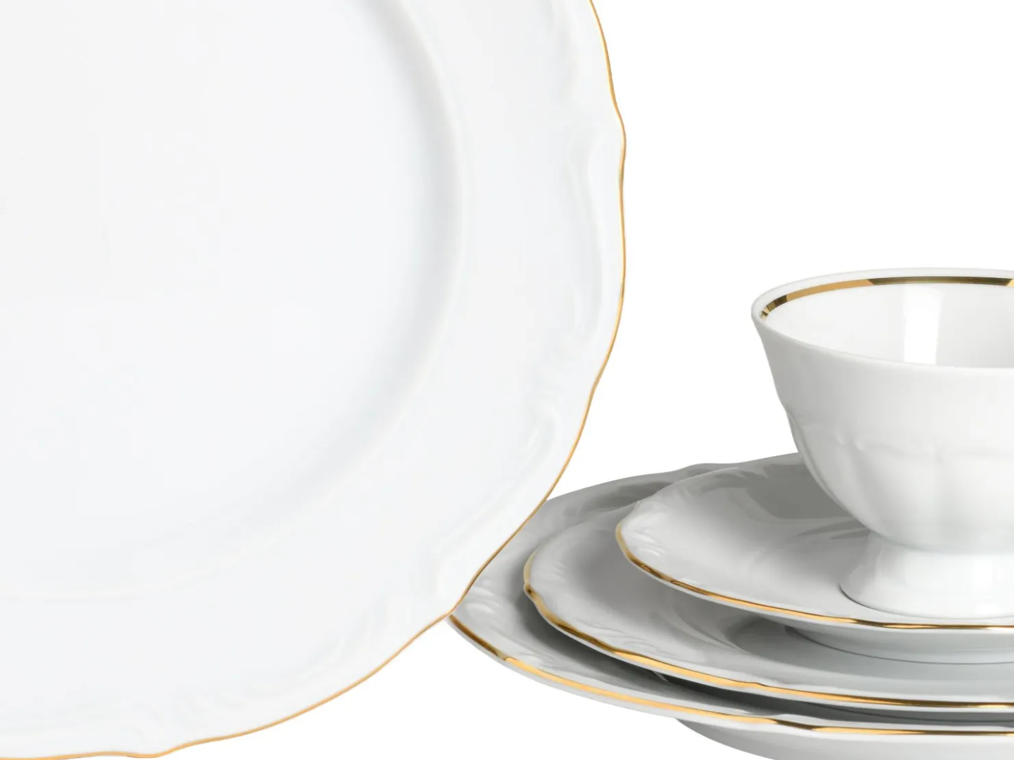 Creatable Geschirrset|Maria Theresia - Kombiservice 30-tlg - gold