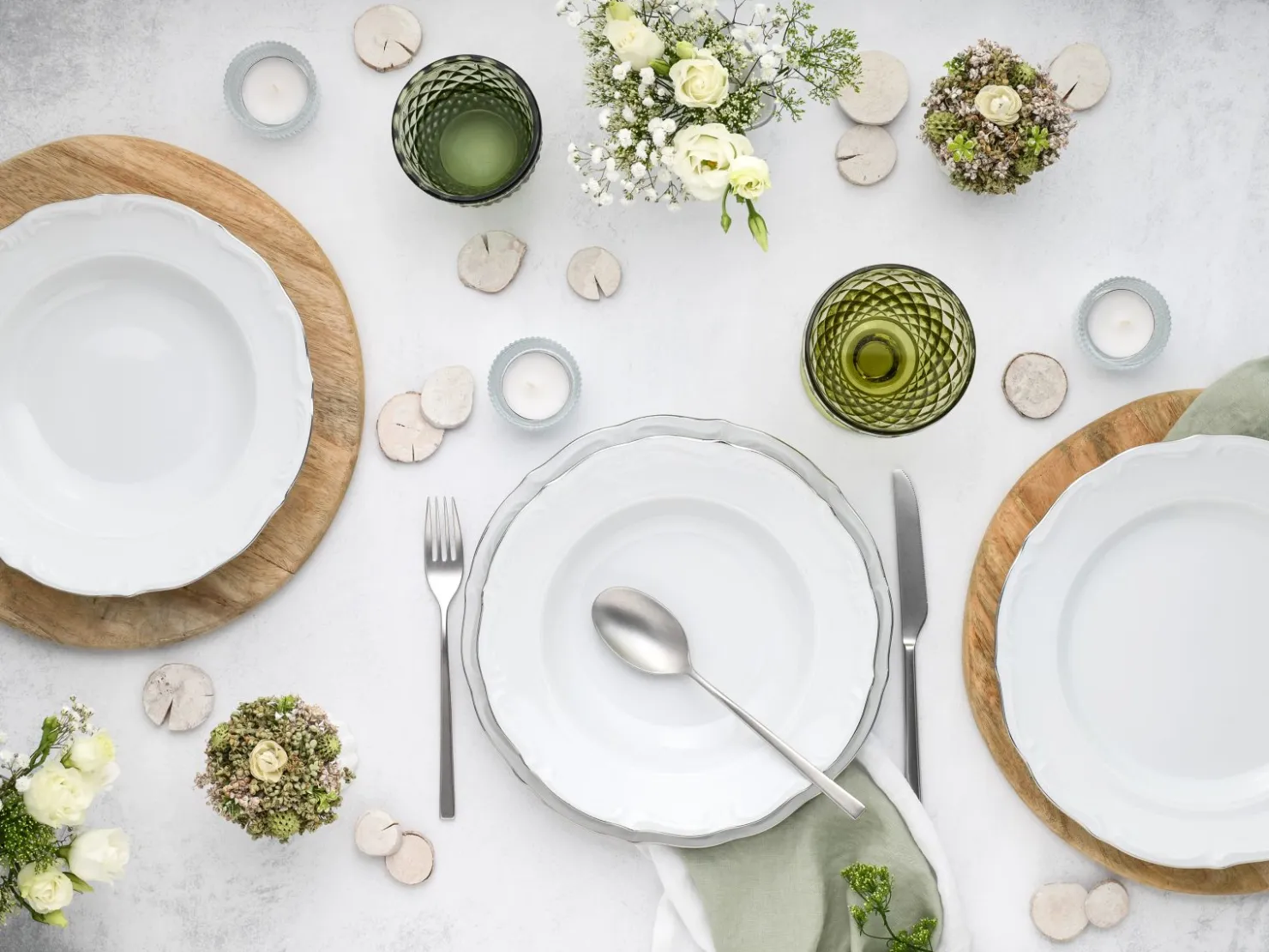 Creatable Geschirrset|Maria Theresia - Tafelservice 12-tlg - gold