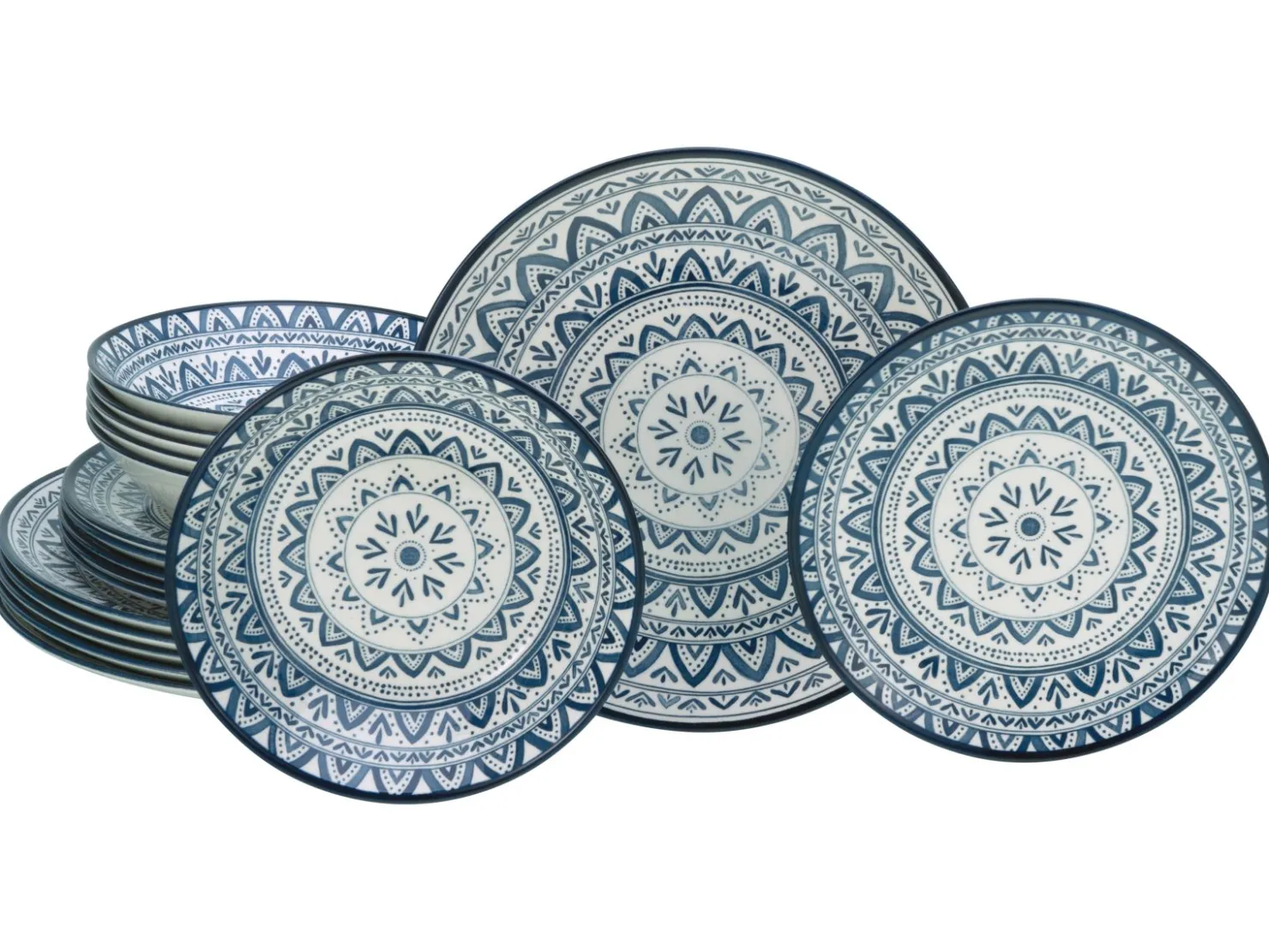 Creatable Geschirrset|Teller|Mexico - Tellerset 18-tlg - Rot