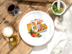 Creatable Geschirrset|Teller|Milano - Pizzateller 4-tlg - Pizzabäcker
