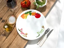 Creatable Geschirrset|Teller|Milano - Pizzateller 4-tlg - Pizzabäcker