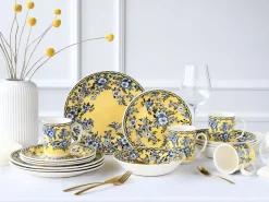 Creatable Geschirrset|Ming Flower - Kombiservice 16-tlg - Gelb